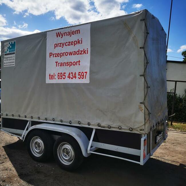 Przyczepa - Sława, Głogów- wynajem, transport, przeprowadzki