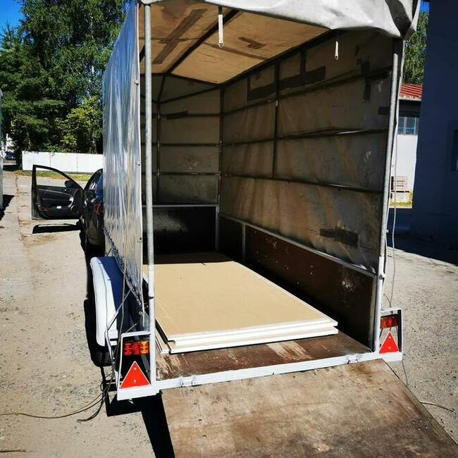 Przyczepa - Sława, Głogów- wynajem, transport, przeprowadzki