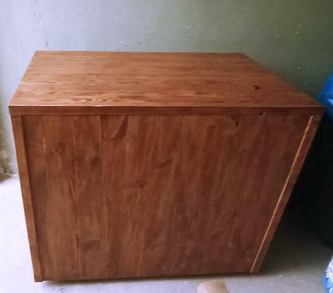 Szafka kuchenna (wózek kuchenny) na kółkach, solidna, drewni