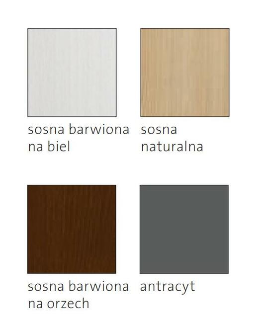 Łóżko sosnowe do sypialni - KOSMA