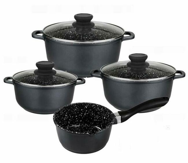 Zestaw garnków marmurkowych