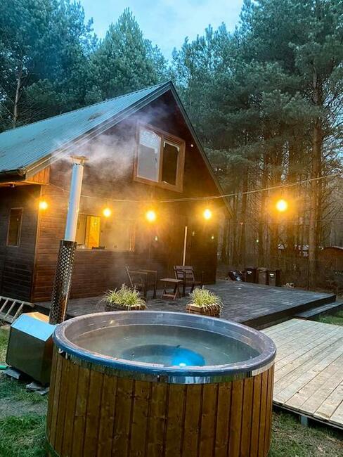 Wynajmę domek/ balia ogrodowa nad jeziorem Lucieńskim