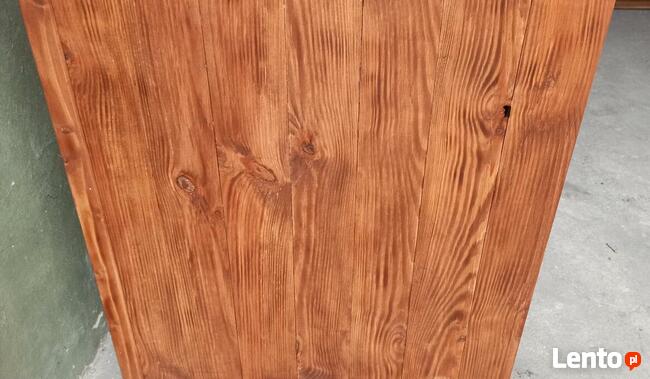 Wózek kelnerski do flambirowania, drewniany.