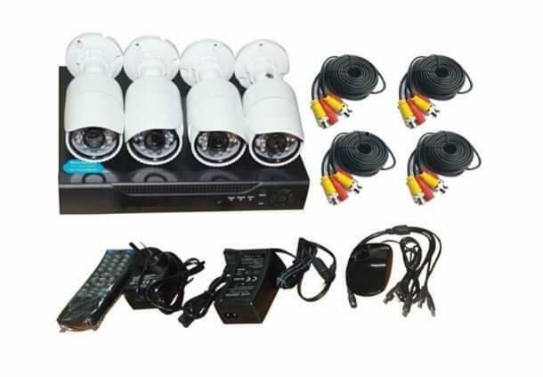 Zestaw 4 kamer do monitorowania