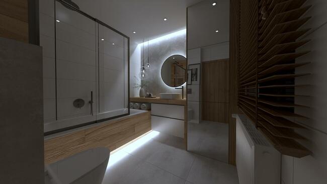 Projekt łazienki Architekt wnętrz projekt projektant