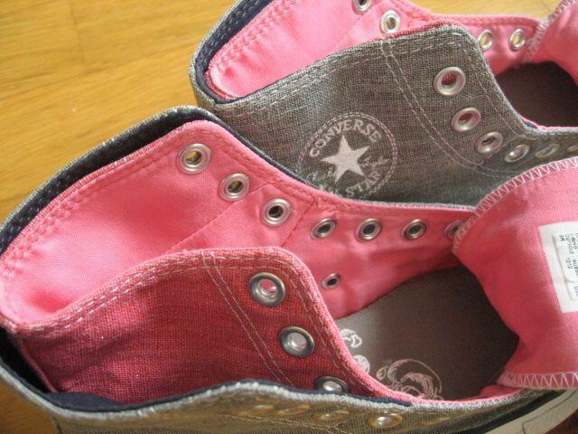 wysokie Conversy 36 szare, model podwójny