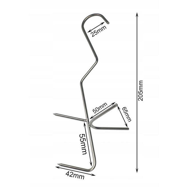Hak Haki Do Wędzenia RYB PSTRĄGA MAKRELI SIELAWY 5 sztuk