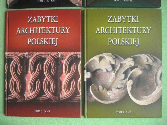Zabytki architektury polskiej komplet 4 tomy