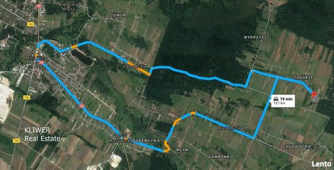 działka budowlana Radomice obręb MORAWICA, 1.600 mkw