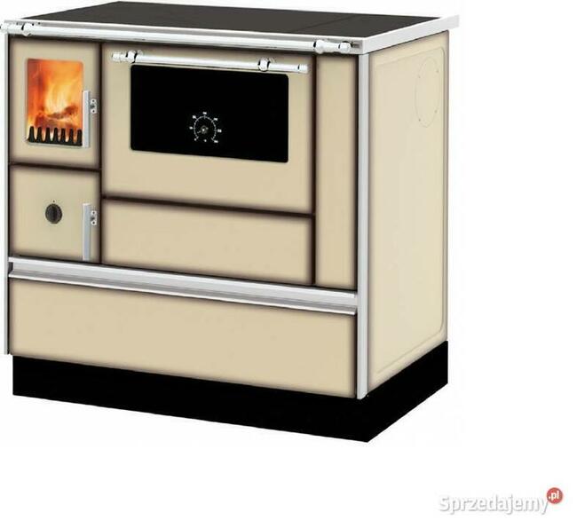 Piec kuchenny kuchnia DOMINANT 90 biała, lewa