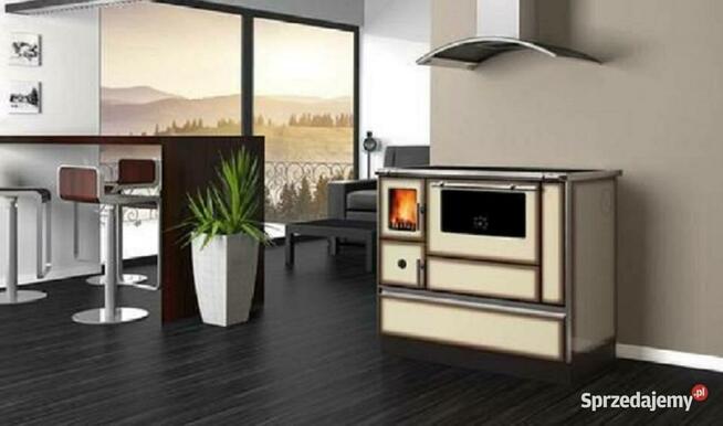 Piec kuchenny kuchnia DOMINANT 90 biała, lewa