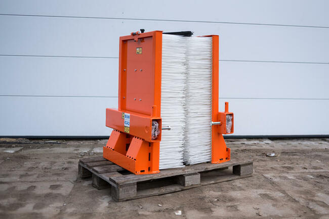 Zamiatarka szczotkowa składana ZLS-long, 12 rzędów 150-250cm