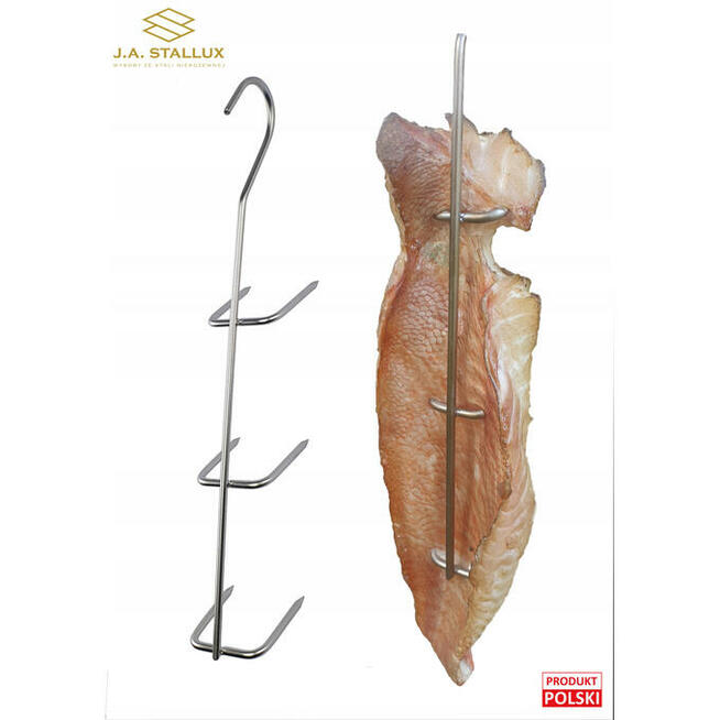 Hak Haki Do Wędzenia FILETÓW RYB DORSZA WĘGORZA 3 sztuki