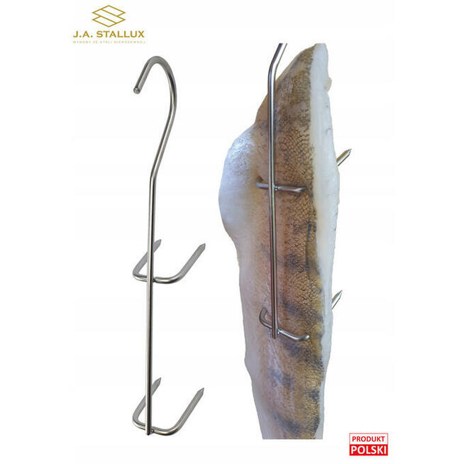 Hak Haki Do Wędzenia FILETÓW RYB DORSZA SIELAWY 3 sztuki