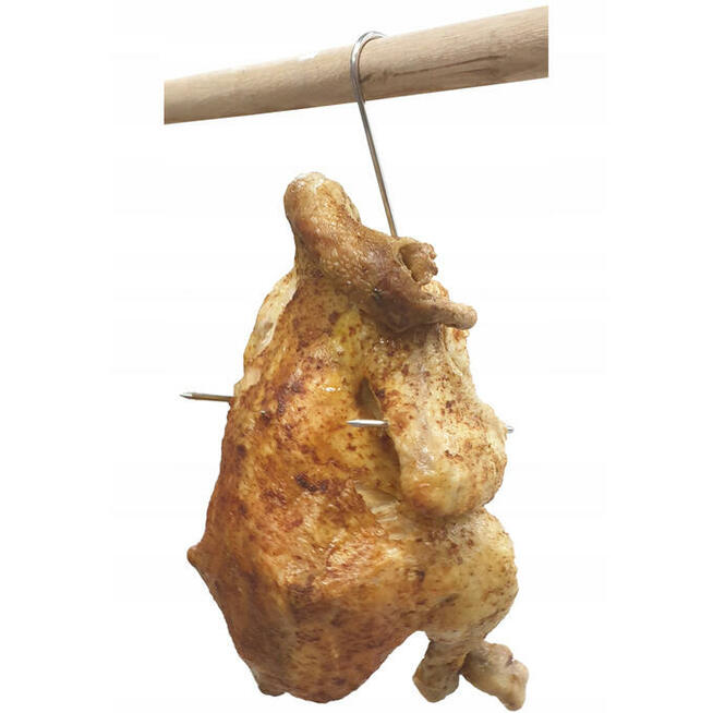 Hak Haki Do Wędzenia KURCZAKA Wędzarnicze INOX 5 sztuk