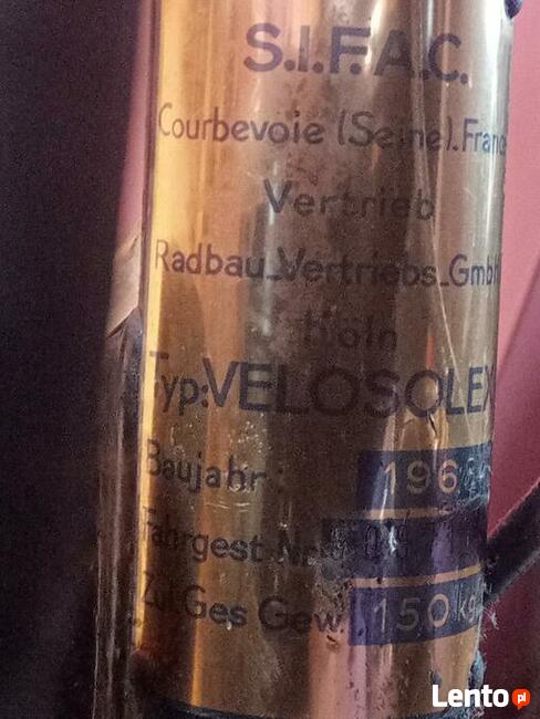 VéloSoleX rower z napędem spalinowym