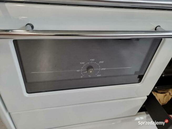 Piec kuchenny kuchnia ALFA 85 G biała, prawa / lewa