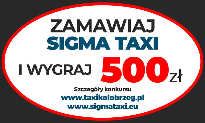 Sigma Taxi Kołobrzeg tel. 530 856 856 lub (94) 19 777