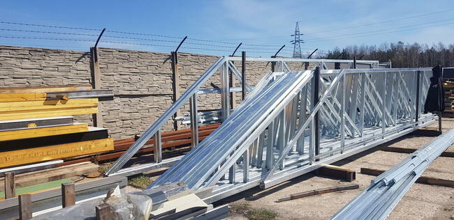 Brama przesuwna do samodzielnego wypełnienia