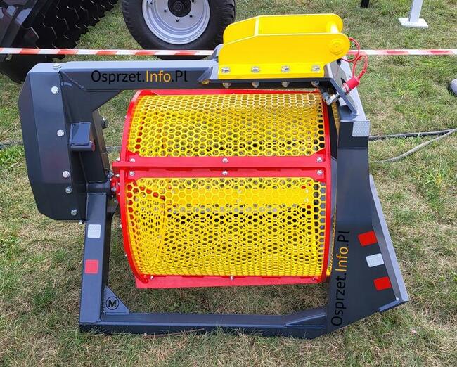 Łyżka przesiewająca do ziemi , gruzu - przesiewacz bębnowy