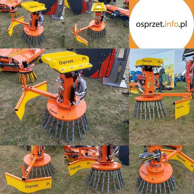 Odchwaszczarka do koparki, szczotka do usuwania chwastów, za