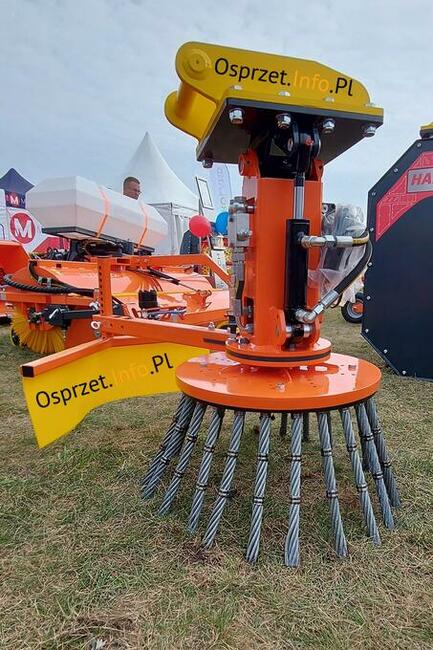 Odchwaszczarka do koparki, szczotka do usuwania chwastów, za