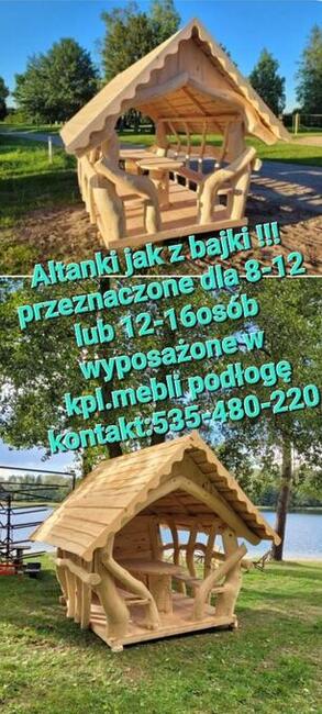 Altany jak z bajki altanka kpl biesiadny
