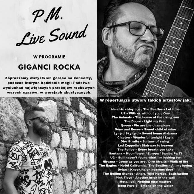 Baw sie z P.M.Live Sound.Muzyka na każdą okazję i kieszeń