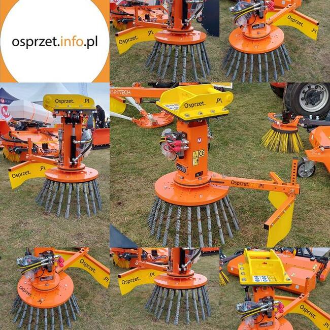 Odchwaszczarka do koparki, szczotka do usuwania chwastów, za