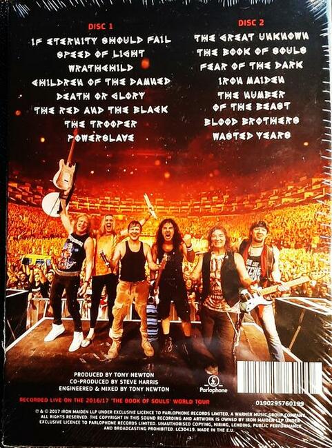 Unikat Album2 CD Iron Maiden The Book of Souls Last Chapter
