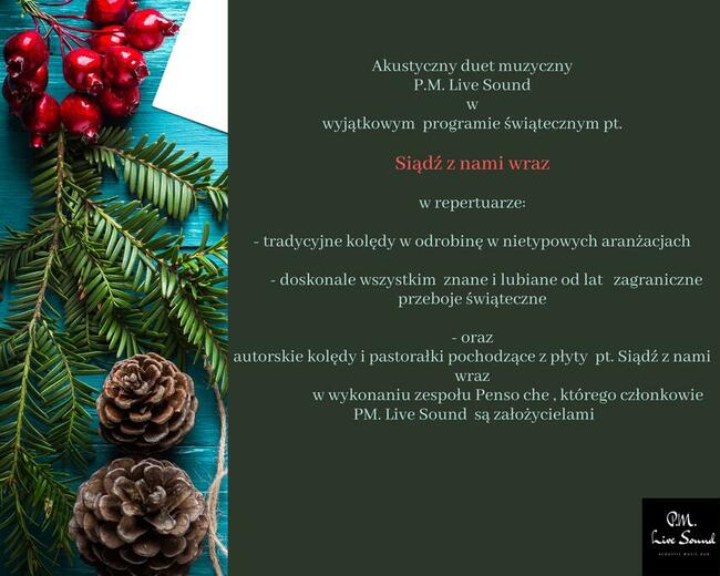 Baw sie z P.M.Live Sound.Muzyka na każdą okazję i kieszeń