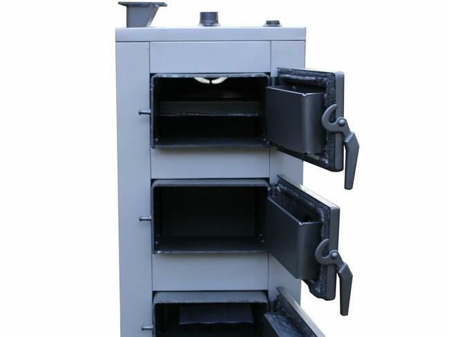Kocioł piec c.o. na węgiel i drewno 12kw blacha 6mm 100m2
