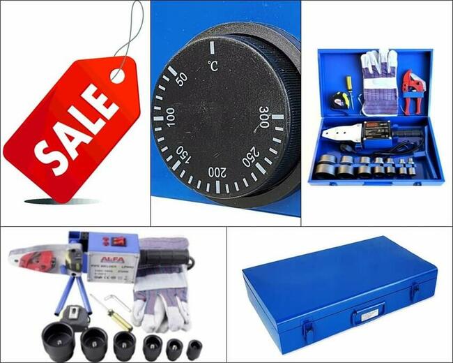 Zgrzewarka do zgrzewania rur i kształtek PCV