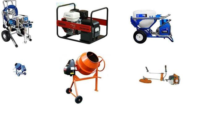 Wynajem sprzętu budowlanego i ogrodniczego