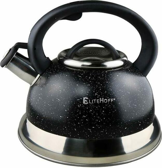 Czajnik Marmurkowy - gaz/ indukcja CZARNY