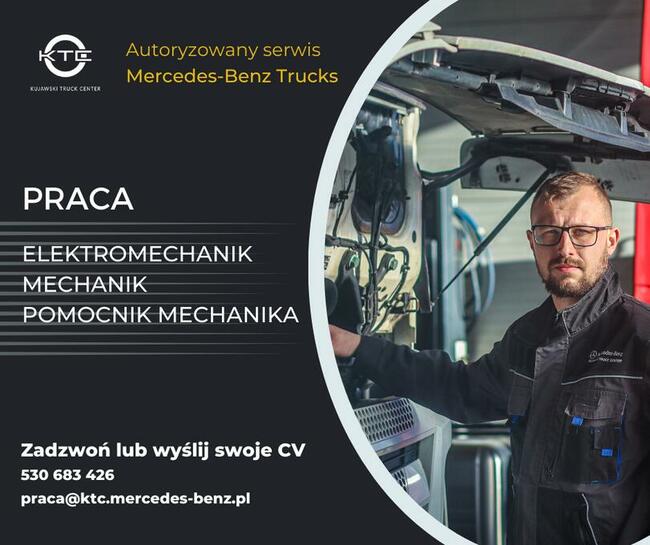 Elektromechanik/mechanik w autoryzowanym serwisie M-B Truck