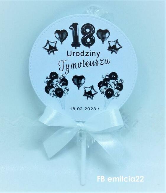 DUŻE Lizaki jako podziękowanie dla gości z okazji urodzin