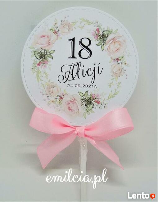 DUŻE Lizaki jako podziękowanie dla gości z okazji urodzin