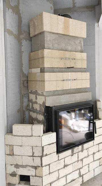 Palenisko zduńskie ciepły kominek piec akumulacyjny zdun