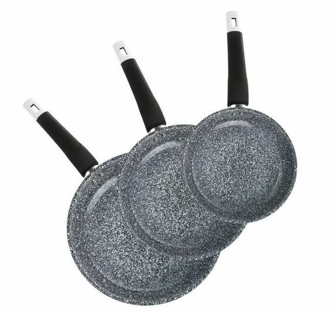 Zestaw 3 Patelni marmurkowo-ceramicznych!!