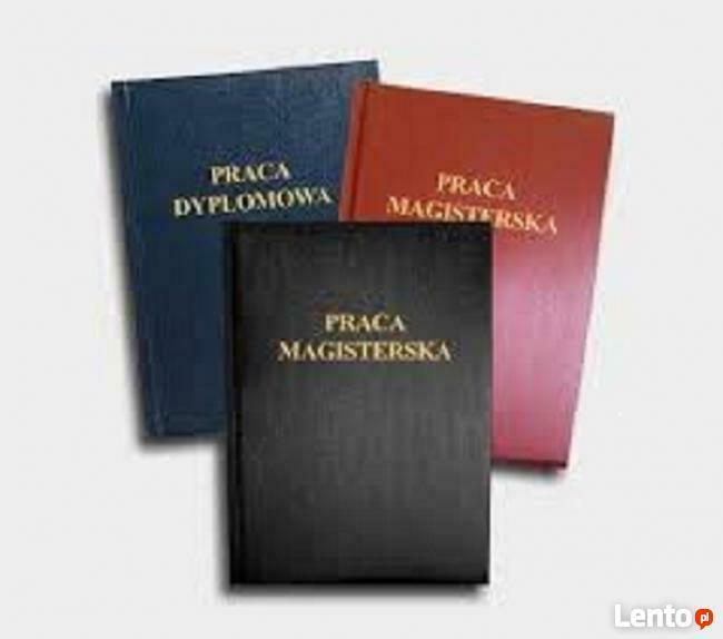 PISANIE PRAC- PRACE MAGISTERSKIE, LICENCJACKIE, ZALICZENIOWE