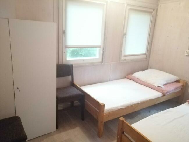 Domek Okoń nad jeziorem Sasek Wielki koło Szczytna mazury