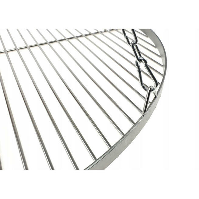 Ruszt 115 cm INOX Podwieszany Z Łańcuchem Do Grilla Trójnożnego