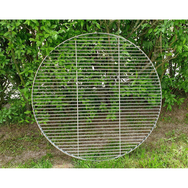 Ruszt 80 cm INOX Podwieszany Z Łańcuchem Do Grilla Trójnożnego