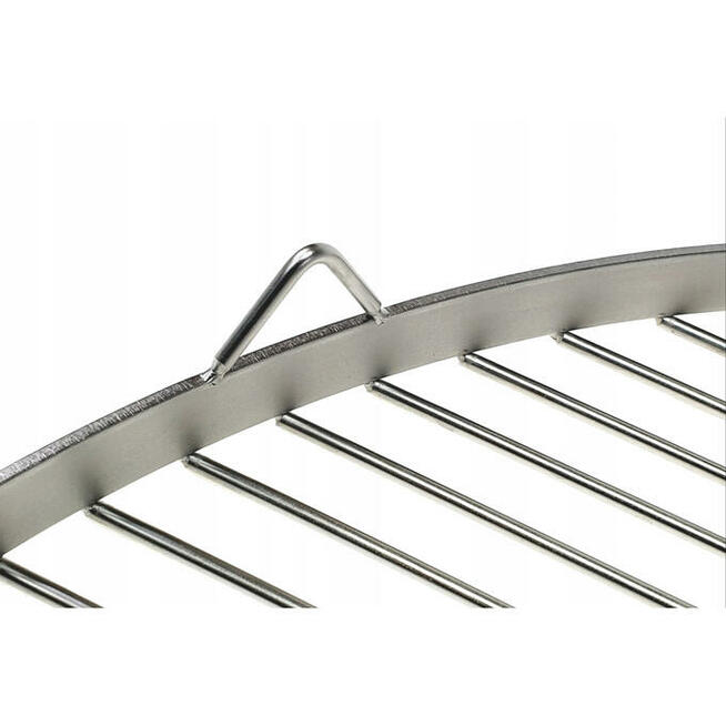 Ruszt 70 cm INOX Podwieszany Z Łańcuchem Do Grilla Trójnożnego