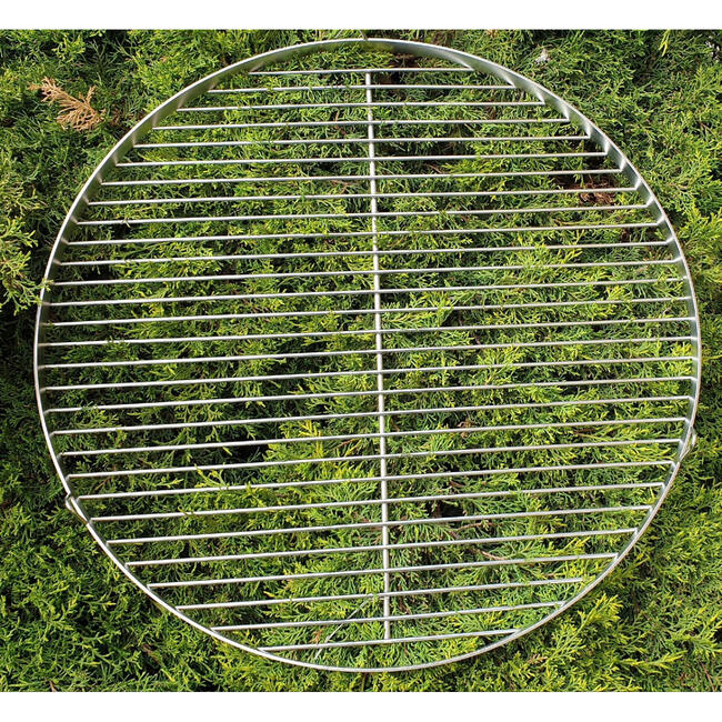 Ruszt 60 cm INOX Podwieszany Z Łańcuchem Do Grilla Trójnożnego