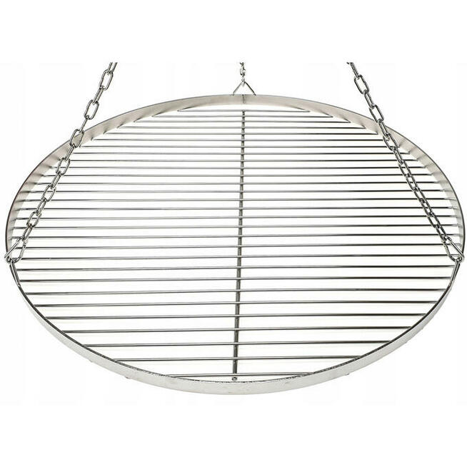 Ruszt Okrągły Nierdzewny Do Paleniska Grilla 60 cm