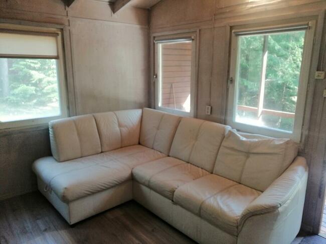 Domek Okoń nad jeziorem Sasek Wielki koło Szczytna mazury