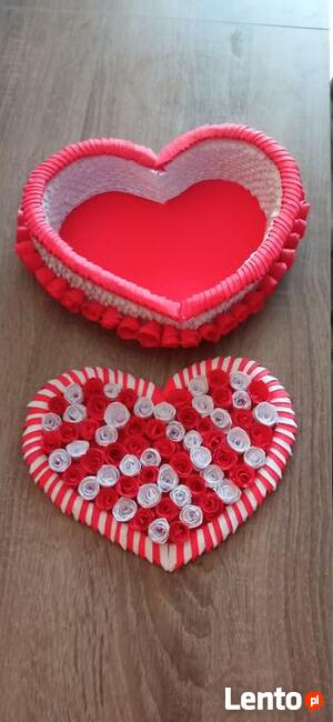 Pudełeczko walentynkowe origami modułowe