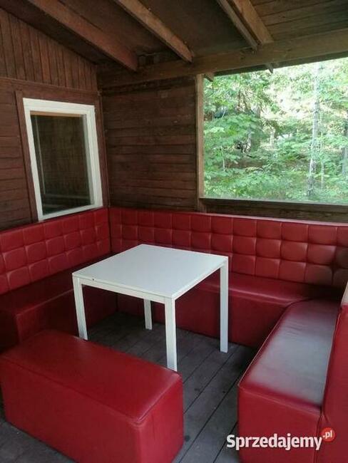 Domek Borsuk w lesie nad jeziorem Sasek Wielki Nocleg Mazury